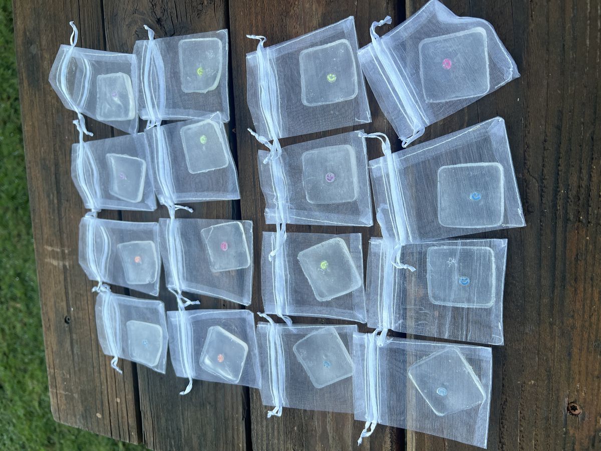 Soaps ready for distribution